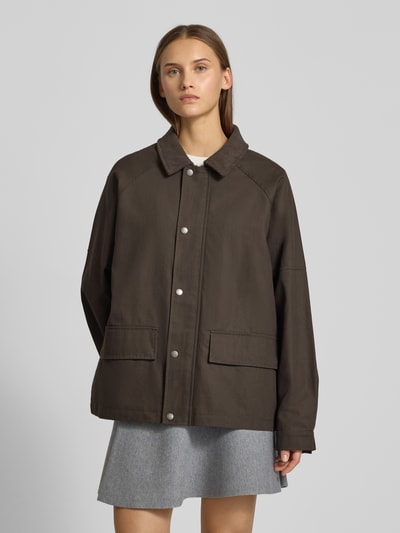 Review Jack met platte kraag Donkerbruin - 4