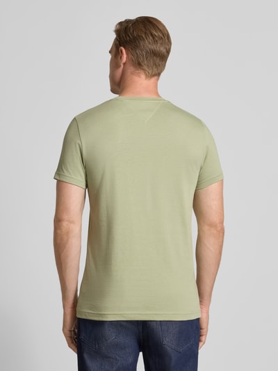 Tommy Hilfiger Slim Fit T-Shirt aus reiner Baumwolle Mint 5