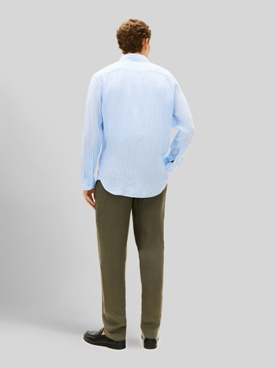 Tommy Hilfiger Regular Fit Freizeithemd aus reinem Leinen Hellblau 5