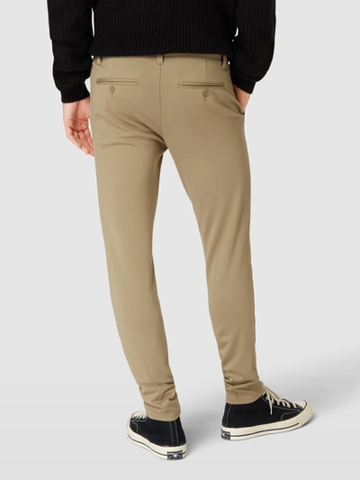 Only & Sons Stoffen broek met labeldetail, model 'MARK' Taupe - 5