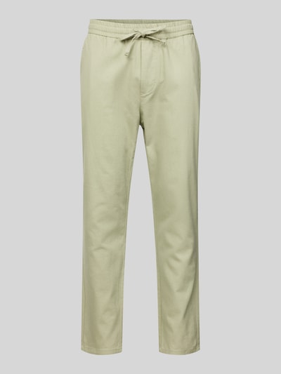 Only & Sons Spodnie o kroju tapered fit z dodatkiem streczu model ‘LINUS’ Jasnozielony 2