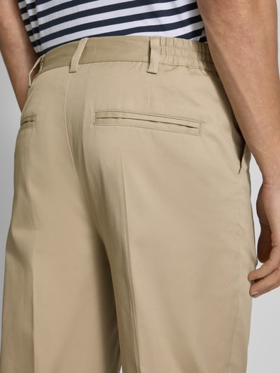 Casual Friday Hose mit Bügelfalten Modell 'PIERCE' Beige 3