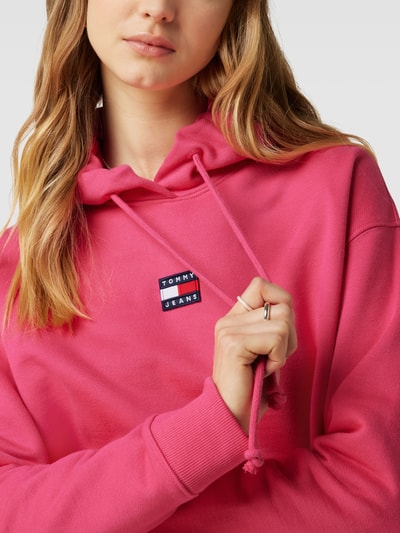 Tommy Jeans Hoodie mit Label-Patch Pink 3