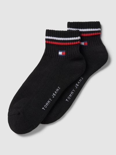 Tommy Hilfiger Socken mit Label-Print im 2er-Pack Black 1