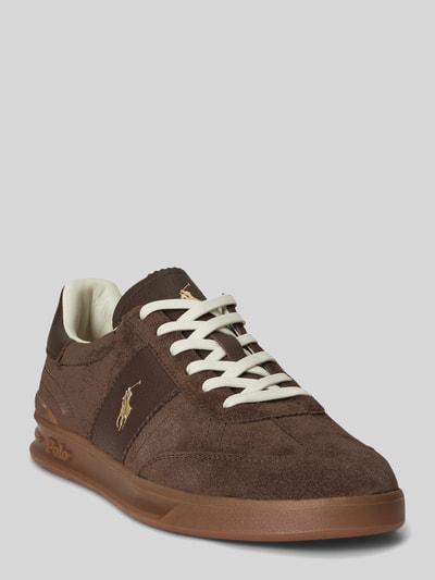 Polo Ralph Lauren Sneakers van echt suède Middenbruin - 2