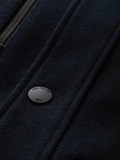 Tom Tailor Regular Fit Funktionsjacke aus Wollmix Marine 6