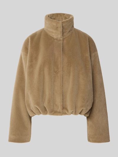 Jake*s Studio Woman Webpelzjacke mit Stehkragen Schilf 2