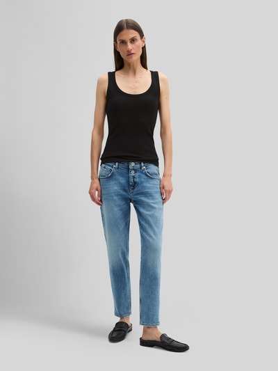 Marc O'Polo Top o kroju slim fit z mieszanka bawełny Czarny 1