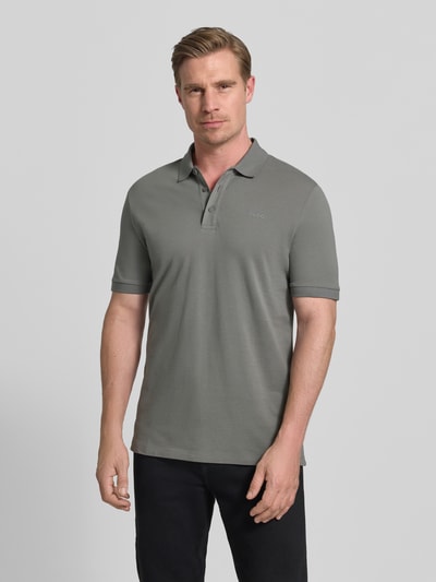 HUGO Regular Fit Poloshirt aus reiner Baumwolle Modell 'DONOS222' Anthrazit 4