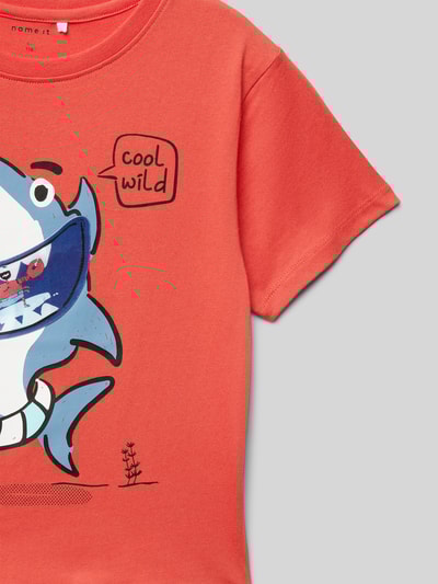 Name It T-Shirt mit Motiv-Print Rot 2