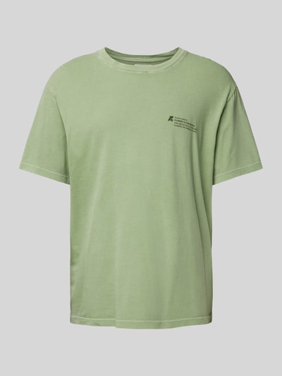 Thinking Mu T-shirt met ronde hals, model 'ACACIA' Groen - 2