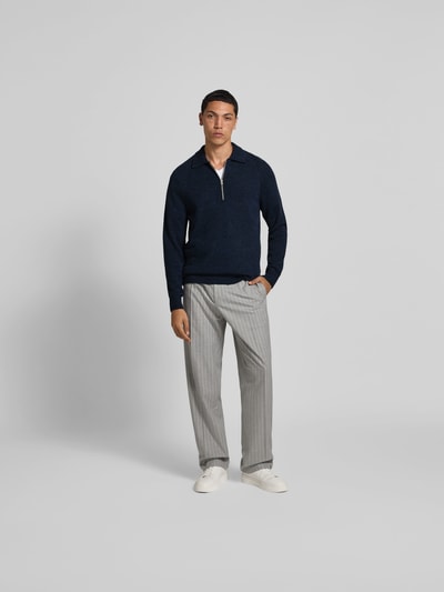 Closed Pullover mit Woll-Anteil Dunkelblau 1