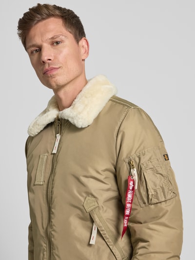 Alpha Industries Jacke mit Reißverschluss Modell 'INJECTOR' Khaki 3