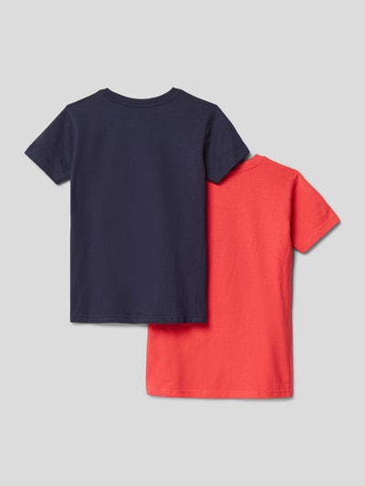 Blue Seven T-shirt met motiefprint in een set van 2 stuks Rood - 3