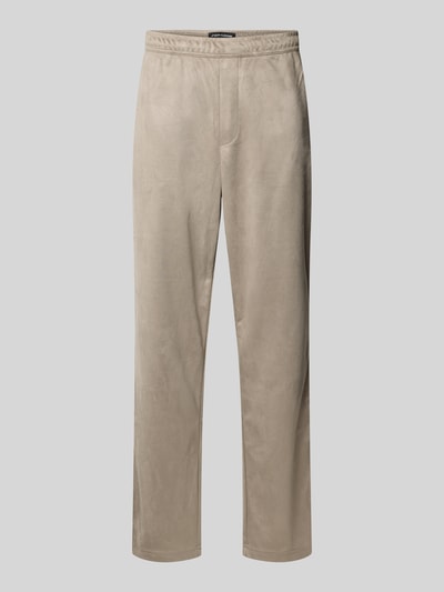 Pegador Stoffen broek met elastische band Lichtgrijs - 2