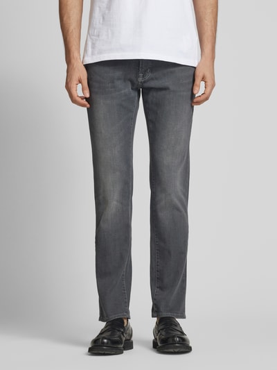 Pierre Cardin Regular fit jeans in 5-pocketmodel, model 'Lyon' Middengrijs - 4