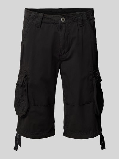 Alpha Industries Bermudas mit Cargotaschen Modell 'JET' Black 1