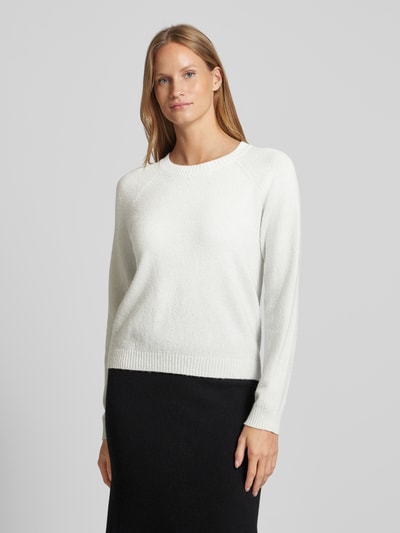 Vero Moda Weicher Pullover mit Glitzerfaden Modell 'DOFFYSHINE' Silber 4