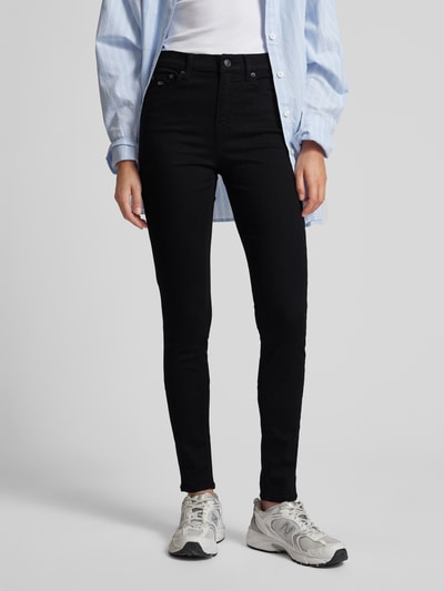 Tommy Jeans Skinny fit jeans in 5-pocketmodel, model 'NORA' Zwart - 4