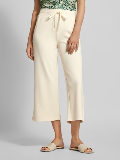 Soyaconcept Wide Leg Sweatpants mit Tunnelzug Modell 'Banu' Offwhite 4