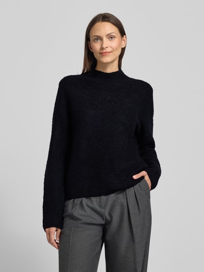 BOSS Regular Fit Strickpullover aus Woll-Kaschmir-Mix Modell 'FUBRINA' Black 4