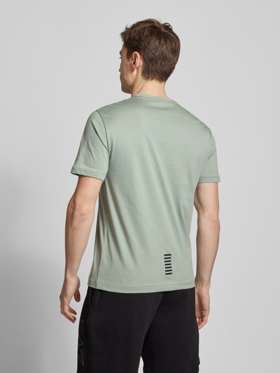 EA7 Emporio Armani Regular fit T-shirt van puur katoen Mintgroen - 5