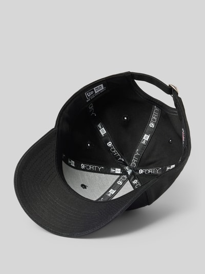Produktfoto, Basecap aus Baumwolle mit Stitching von New Era, schwarze Schirm-Kappe, Verstärkter Schirm, Größenverstellbar, Damen