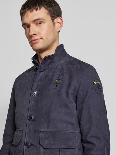 Blauer Usa Blouson mit Stehkragen Modell 'ATHOL' Marine 3