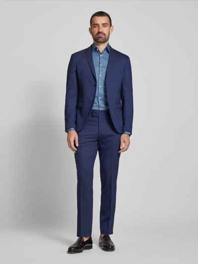 Jake*s Slim Fit Business-Hemd mit extra langen Ärmeln Weiss 1