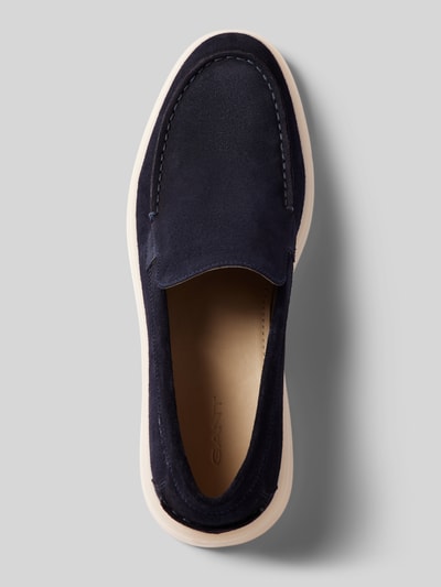 Gant Mocassins met siernaden, model 'Boery' Marineblauw - 4