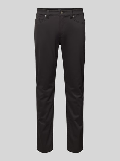 BOSS Slim Fit Stoffhose mit Stretch-Anteil Modell 'Delaware' Black 2