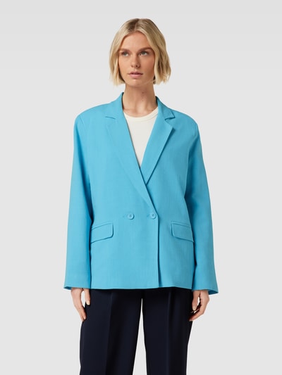 moves Blazer mit Pattentaschen Modell 'Cami' Blau 4