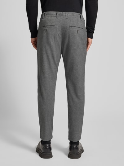 MCNEAL Straight fit stoffen broek met viscose Lichtgrijs - 5