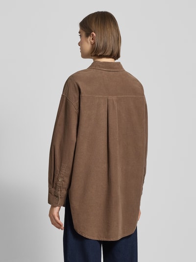 Only Relaxed fit overhemdblouse van puur katoen, model 'AIME-MOXI' Beige - 5