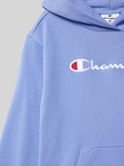 CHAMPION Hoodie mit Label-Stitching Lavender 2