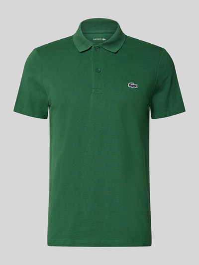 Produktfoto, Regular Fit Poloshirt aus Baumwoll-Mix von Lacoste, Optik: Unifarben, Logo-Patch, Polokragen, Kurzarm, glatte Textur