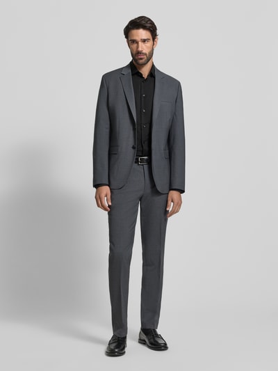 Tommy Hilfiger Tailored Fit Businesshemd aus Baumwoll-Mix Black 1