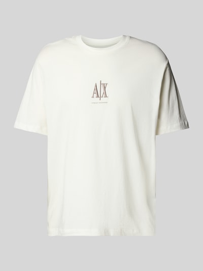 ARMANI EXCHANGE T-shirt met labelprint Wit - 2