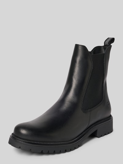 Tamaris Chelsea boots van leermix Zwart - 1