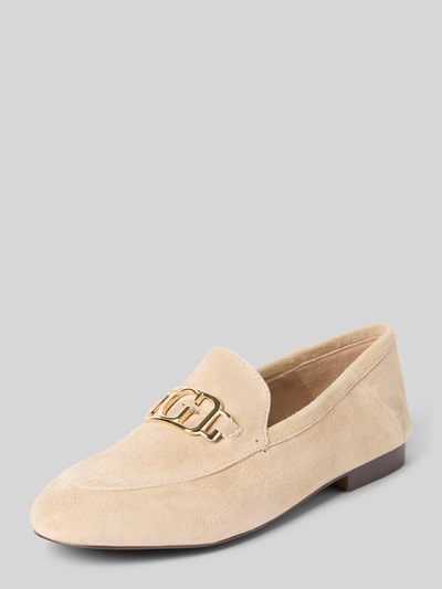 Guess Loafers mit Blockabsatz Modell 'MARTYNAS' Sand 1