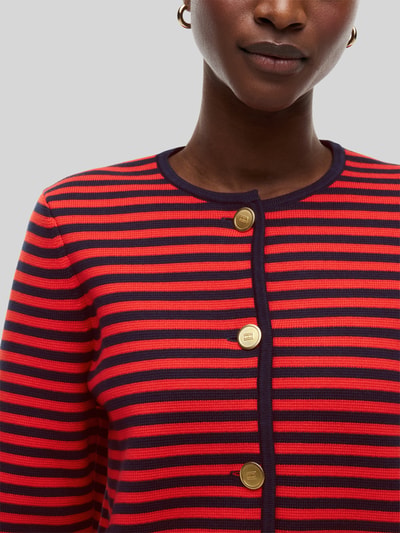 Tommy Hilfiger boxy fit gebreid jack van puur katoen Rood - 3