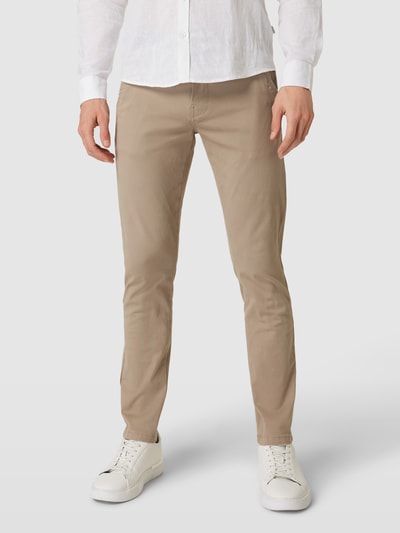 Lindbergh Classic Fit Chino mit Gesäßtaschen Sand 4