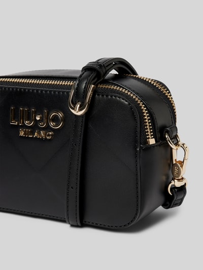 Liu Jo White Handtasche mit Label-Applikation Modell 'RIDHI' Black 3