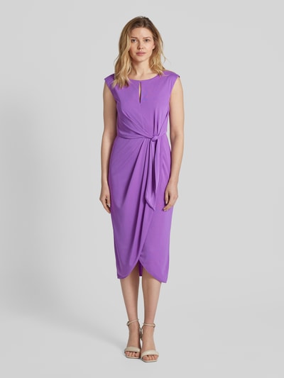 Lauren Ralph Lauren Sukienka z wiązanym detalem model ‘REIDLY’ Fioletowy 4