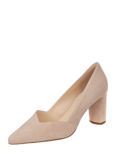 Högl Pumps aus Veloursleder Beige 1