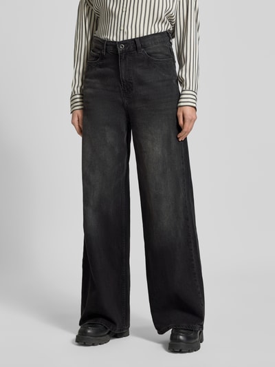 Mustang Wide Fit Jeans im 5-Pocket-Design Modell 'Luise' Black 4