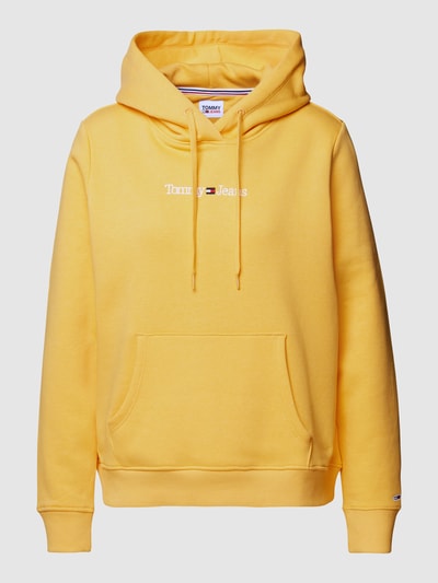 Tommy Jeans Hoodie met labelstitching Geel - 2