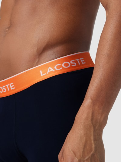 Lacoste Trunks mit Brand-Schriftzug Blau 3