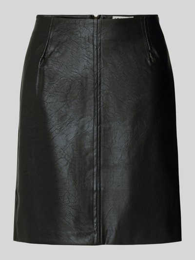 ICHI Spódnica mini z imitacji skóry model ‘KATE’ Czarny 2