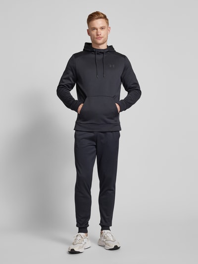 Under Armour Hoodie mit Label-Print Black 1